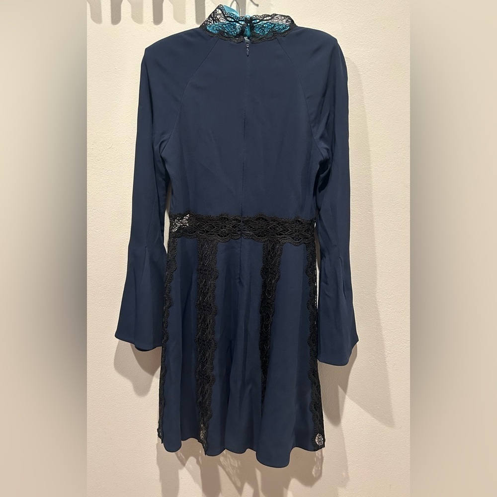 Jonathan Simkhai Navy and Black Long Sleeve Dress / Size 4 / - Picture 6 of 13